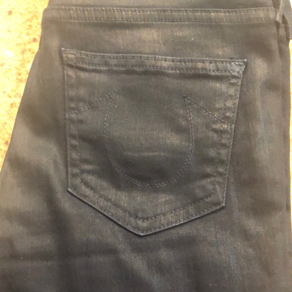 True Religion coated denim. Size 28. Style Halle - Picture 5 of 5